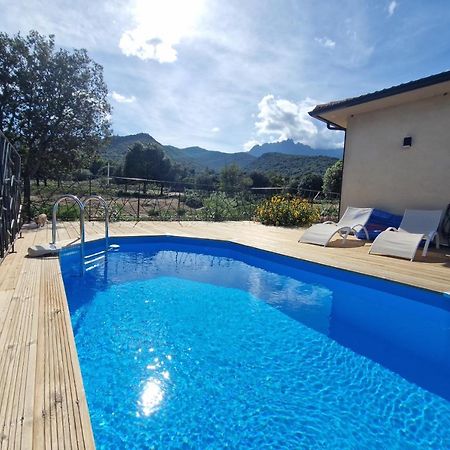 Domaine U Filanciu - Casa Chiara - Centru Di Corsica Villa Moltifao Екстериор снимка